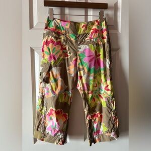 Oilily tropical Capri cargo pant